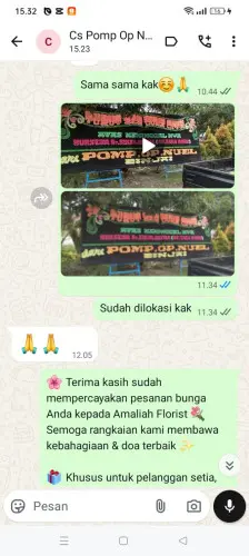 Testimonial Papan Bunga teluk