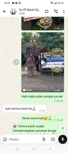 Testimonial Papan Bunga teluk