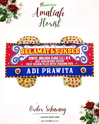 Karangan Bunga Ucapan Selamat teluk